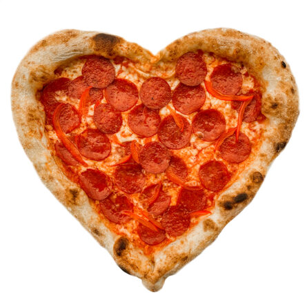 Пицца-сердце Паперанчино 🌶️